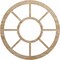 Ekena Millwork Grace Wood Fretwork Pierced Ceiling Medallion, Red Oak, 24"OD x 8 3/4"ID x 1/4"T CMWP24X0250GRRO - alternate 1
